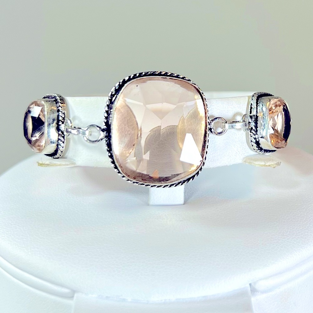 Morganite 925 Bracelet